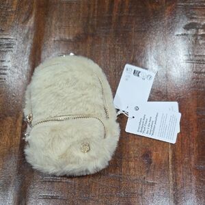 Lululemon Athletica Plush Fleece Mini Bag in Cream NWT